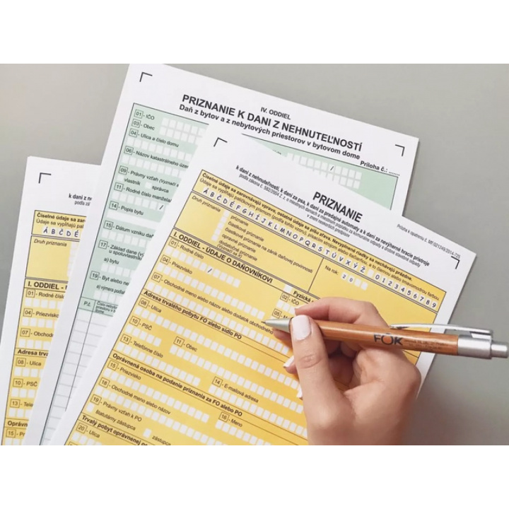 Menšia fotka pre článok Priznanie  k dani z nehnuteľnosti